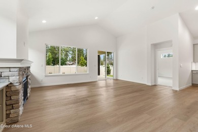 The Jasper has a welcoming interior with impressive vaulted on Prairie Falls Golf Club in Idaho - for sale on GolfHomes.com, golf home, golf lot