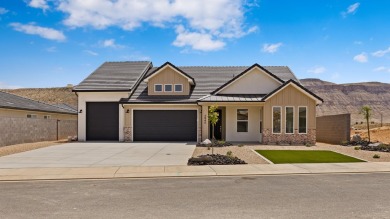 4 Car Garage, 2x6 exterior walls, fireplace with built-ins on Copper Rock Golf Course in Utah - for sale on GolfHomes.com, golf home, golf lot