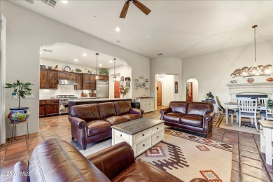 Step inside this meticulously maintained, updated on Superstition Mountain Club - Lost Gold in Arizona - for sale on GolfHomes.com, golf home, golf lot