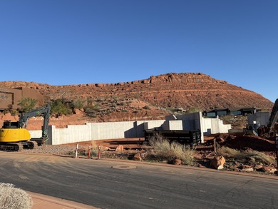 Experience elevated desert living in this remarkable custom home on Entrada at Snow Canyon in Utah - for sale on GolfHomes.com, golf home, golf lot