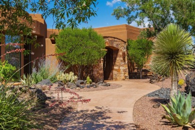 Located on prestigious Chaco Trail, this gorgeous and elegantly on Entrada at Snow Canyon in Utah - for sale on GolfHomes.com, golf home, golf lot