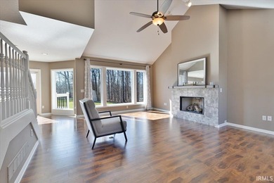 This custom Bob Buescher built home is a must see.  Sitting on on Norwood Golf Club in Indiana - for sale on GolfHomes.com, golf home, golf lot