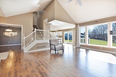 This custom Bob Buescher built home is a must see.  Sitting on on Norwood Golf Club in Indiana - for sale on GolfHomes.com, golf home, golf lot