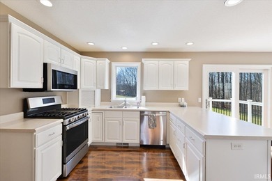 This custom Bob Buescher built home is a must see.  Sitting on on Norwood Golf Club in Indiana - for sale on GolfHomes.com, golf home, golf lot