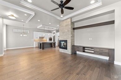 Welcome to the FOXTROT by Brighton Homes! Entertainer's dream! on Boise Ranch Golf Course, Inc. in Idaho - for sale on GolfHomes.com, golf home, golf lot