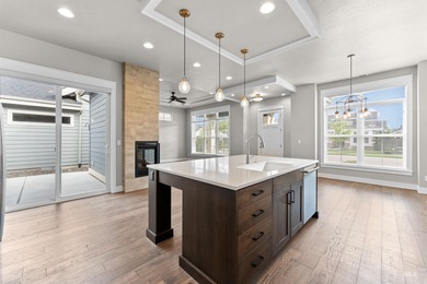 Welcome to the FOXTROT by Brighton Homes! Entertainer's dream! on Boise Ranch Golf Course, Inc. in Idaho - for sale on GolfHomes.com, golf home, golf lot