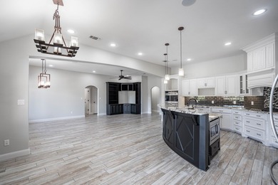 Stunning 4 bed, 3 bath home on the golf course with sweeping on Green Tree Country Club in Texas - for sale on GolfHomes.com, golf home, golf lot