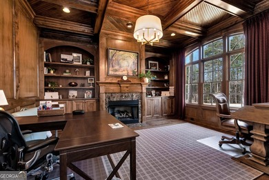 Nestled on a private .88-acre wooded lot in the prestigious on The River Club in Georgia - for sale on GolfHomes.com, golf home, golf lot