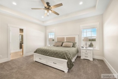 Experience luxury living in this exceptional 2023 home in on Sage Lakes Municipal Golf Course in Idaho - for sale on GolfHomes.com, golf home, golf lot