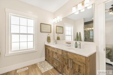 Experience luxury living in this exceptional 2023 home in on Sage Lakes Municipal Golf Course in Idaho - for sale on GolfHomes.com, golf home, golf lot