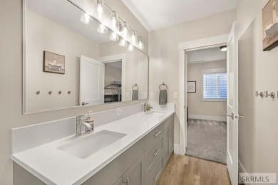Experience luxury living in this exceptional 2023 home in on Sage Lakes Municipal Golf Course in Idaho - for sale on GolfHomes.com, golf home, golf lot