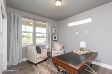 The Kingston has a large chef's kitchen with island, a spacious on Prairie Falls Golf Club in Idaho - for sale on GolfHomes.com, golf home, golf lot