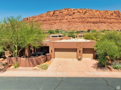 Southwestern desert masterpiece where you'll enjoy your very own on Entrada at Snow Canyon in Utah - for sale on GolfHomes.com, golf home, golf lot