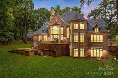 Stately all brick home w/breathtaking golf course views on Trump National Golf Club Charlotte in North Carolina - for sale on GolfHomes.com, golf home, golf lot