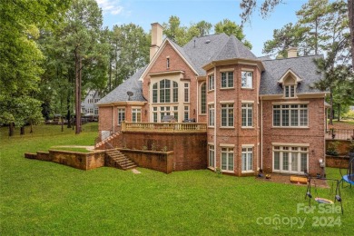 Stately all brick home w/breathtaking golf course views on Trump National Golf Club Charlotte in North Carolina - for sale on GolfHomes.com, golf home, golf lot