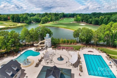 Stately all brick home w/breathtaking golf course views on Trump National Golf Club Charlotte in North Carolina - for sale on GolfHomes.com, golf home, golf lot