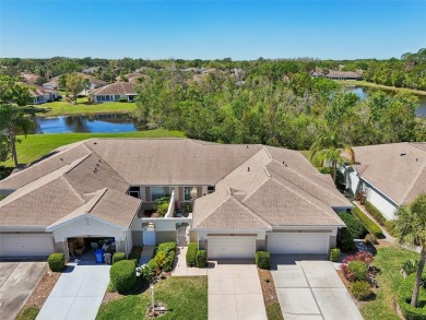 Welcome to this charming home nestled on a serene conservation on Scepter Golf Club in Florida - for sale on GolfHomes.com, golf home, golf lot