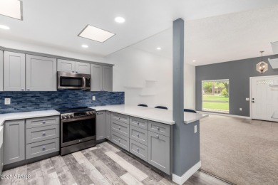 Charming single-level condo in the sought-after Sun City is now on Sun City Lakes West and East in Arizona - for sale on GolfHomes.com, golf home, golf lot