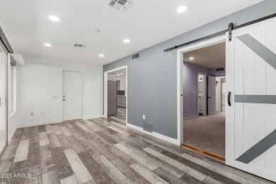 Charming single-level condo in the sought-after Sun City is now on Sun City Lakes West and East in Arizona - for sale on GolfHomes.com, golf home, golf lot