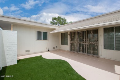 Charming single-level condo in the sought-after Sun City is now on Sun City Lakes West and East in Arizona - for sale on GolfHomes.com, golf home, golf lot