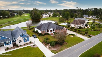 Incredible pond and golf course views await you in this 3 on Brunswick Plantation and Golf Resorts in North Carolina - for sale on GolfHomes.com, golf home, golf lot