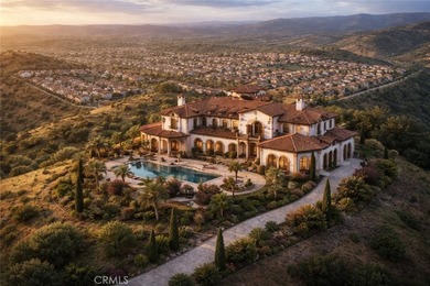 Perched atop a scenic hillside in the highly desirable Temescal on Glen Ivy Golf Club in California - for sale on GolfHomes.com, golf home, golf lot
