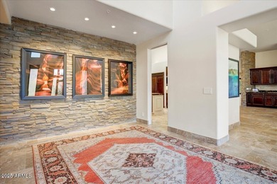 Contemporary, Frank Lloyd Wright-inspired single-level home on The Estancia Club in Arizona - for sale on GolfHomes.com, golf home, golf lot