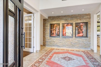 Contemporary, Frank Lloyd Wright-inspired single-level home on The Estancia Club in Arizona - for sale on GolfHomes.com, golf home, golf lot