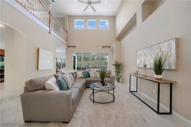 Move right in to this stunning Kingfisher model in the highly on Shadow Wood Country Club in Florida - for sale on GolfHomes.com, golf home, golf lot