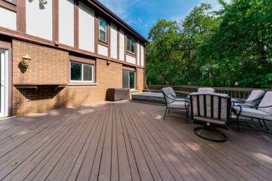 Welcome to this exceptional 5-bedroom, 4.1-bathroom residence on Hillcrest Country Club in Illinois - for sale on GolfHomes.com, golf home, golf lot