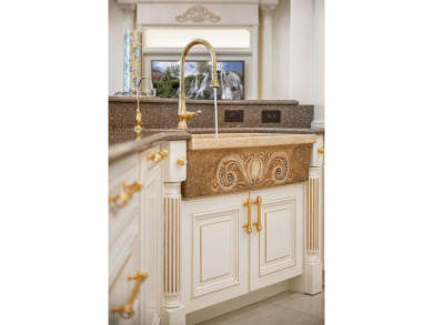 Renovated and remodeled in 2018, this remarkable estate embodies on The Golden Bear Club At Keenes Pointe in Florida - for sale on GolfHomes.com, golf home, golf lot