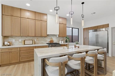 Nestled in guard-gated Eagle Rock community, this stunning home on TPC Las Vegas in Nevada - for sale on GolfHomes.com, golf home, golf lot