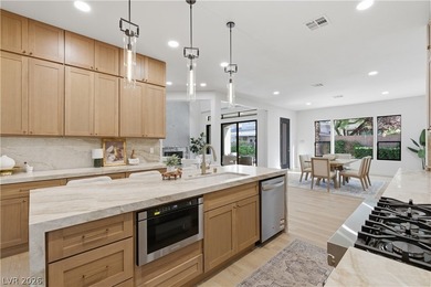 Nestled in guard-gated Eagle Rock community, this stunning home on TPC Las Vegas in Nevada - for sale on GolfHomes.com, golf home, golf lot