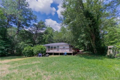 Nice one-story waterfront cottage.  Lake Caroline is on Pendleton Golf Club in Virginia - for sale on GolfHomes.com, golf home, golf lot