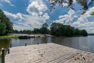 Nice one-story waterfront cottage.  Lake Caroline is on Pendleton Golf Club in Virginia - for sale on GolfHomes.com, golf home, golf lot