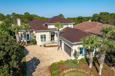 Welcome to 369 Sea Winds Drive, a Mediterranean-style oasis in on Santa Rosa Golf and Beach Club in Florida - for sale on GolfHomes.com, golf home, golf lot