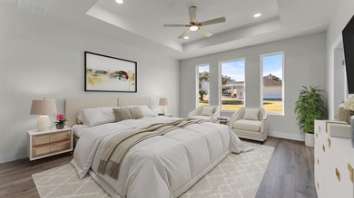 Impressive new construction in the sought-after Lighthouse on Packsaddle Country Club in Texas - for sale on GolfHomes.com, golf home, golf lot