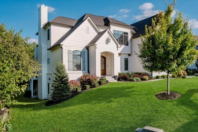 This stunning residence in the gated section of Chatham Hills on Chatham Hills Golf Course in Indiana - for sale on GolfHomes.com, golf home, golf lot