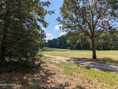 Nicely wooded, golf front lot on hole #9 in Woodlake Community on Woodlake Country Club in North Carolina - for sale on GolfHomes.com, golf home, golf lot