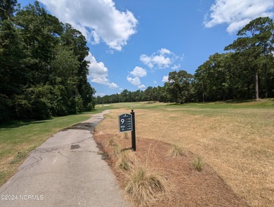 Nicely wooded, golf front lot on hole #9 in Woodlake Community on Woodlake Country Club in North Carolina - for sale on GolfHomes.com, golf home, golf lot