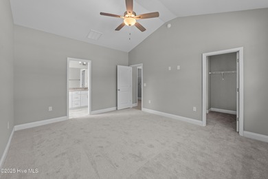 This NEW CONSTRUCTION, single level CRAFTSMAN style home is on Oyster Bay Golf Links in North Carolina - for sale on GolfHomes.com, golf home, golf lot