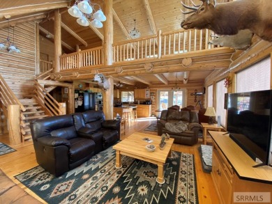 Beautiful custom built log home on approx. 1.2 acres in the on Challis Golf Course in Idaho - for sale on GolfHomes.com, golf home, golf lot