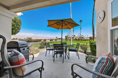 Step inside this furnished La Quinta Gem. This lower-level on Palm Royale Country Club in California - for sale on GolfHomes.com, golf home, golf lot