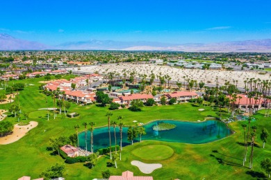 Step inside this furnished La Quinta Gem. This lower-level on Palm Royale Country Club in California - for sale on GolfHomes.com, golf home, golf lot