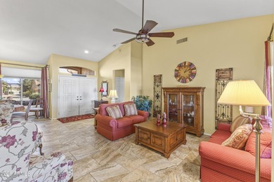 Located on the 14th hole of Deer Valley Golf Course in Sun City on Corte Bella Golf Club in Arizona - for sale on GolfHomes.com, golf home, golf lot