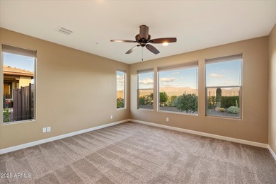 Set on an elevated premium lot capturing sweeping views of Four on Vista Verde Golf Course in Arizona - for sale on GolfHomes.com, golf home, golf lot