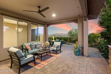 Set on an elevated premium lot capturing sweeping views of Four on Vista Verde Golf Course in Arizona - for sale on GolfHomes.com, golf home, golf lot