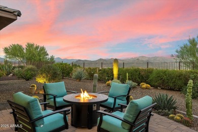 Set on an elevated premium lot capturing sweeping views of Four on Vista Verde Golf Course in Arizona - for sale on GolfHomes.com, golf home, golf lot