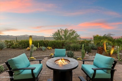 Set on an elevated premium lot capturing sweeping views of Four on Vista Verde Golf Course in Arizona - for sale on GolfHomes.com, golf home, golf lot
