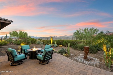 Set on an elevated premium lot capturing sweeping views of Four on Vista Verde Golf Course in Arizona - for sale on GolfHomes.com, golf home, golf lot